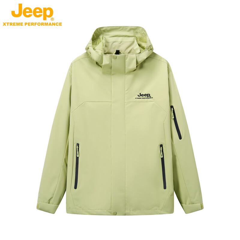 JEEP Men's 3-in-1 Outdoor Windproof Warm Jacket