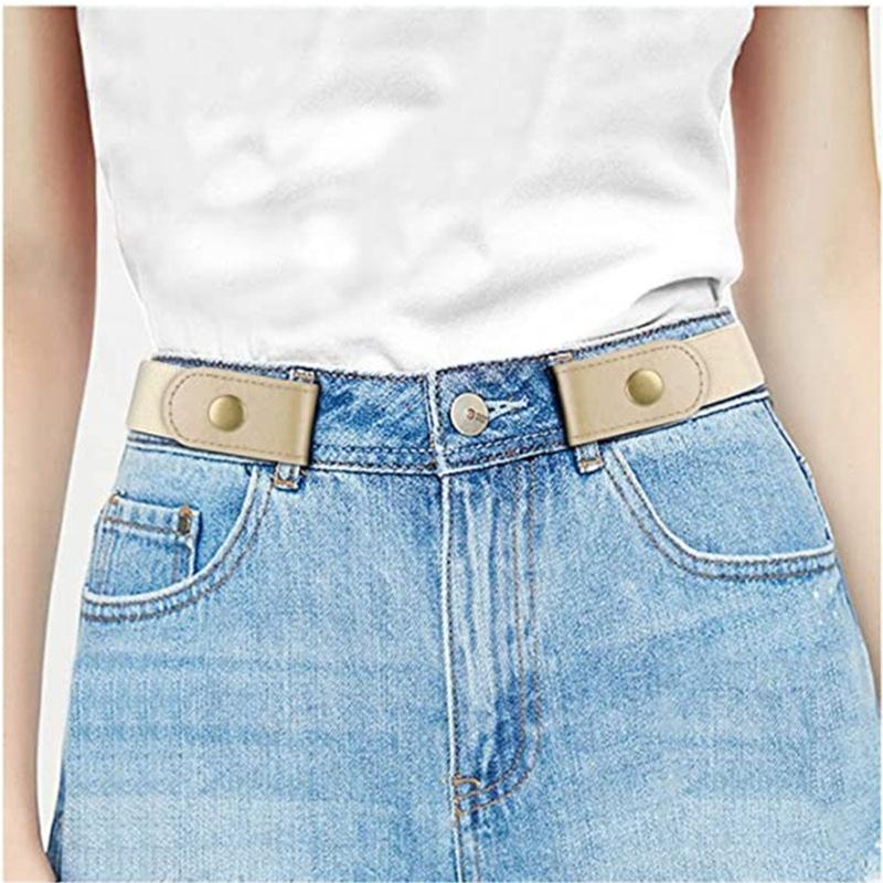 Elastic Belt With Durable Buckles Perfect For Office Party Or Travel 3cm Width 100cm Length 8 Colors Choices
