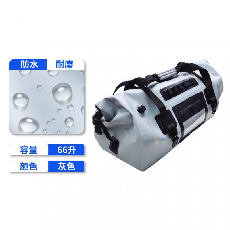 Waterproof Motorcycle Tail Bag 48L 66L Large Capacity Rear Luggage Pack Adventure Touring Off-Road Beach Riding