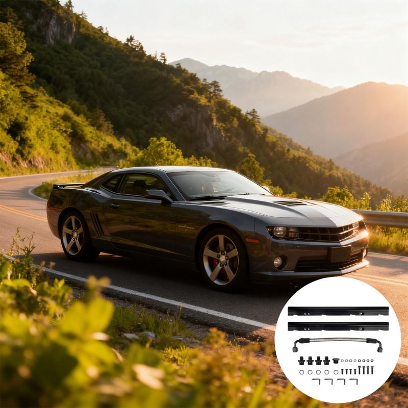 6AN Intake Manifold Fuel Rail Kit for LS6 Engines with High Flow Design Supporting 600 Horsepower and Enhancing Fuel Delivery