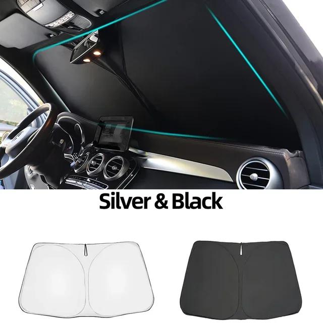 Custom Car Window Sunshade For Volkswagen Tiguan 1st Gen MK1 2007 - 2016 VW Magnetic Curtain Mesh Front Windshield Frame Curtain