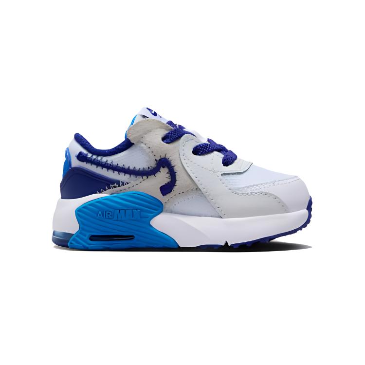Nike Air Max Excee Soft And Comfortable Abrasion Resistant Low top Kids Lifestyle Shoes Royal Blue Infant And Toddler FB3057-100