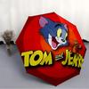 1pc Tom, Jerry Automatic Open/Close Umbrella, Christmas Gift for Men Women, Daily Travel Outdoor Use yy251101184
