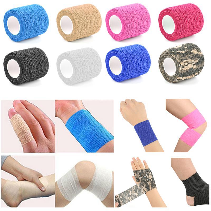 Self Adhesive Elastic Bandage Camping First Aid Kit Emergency Bandage Sport Gauz