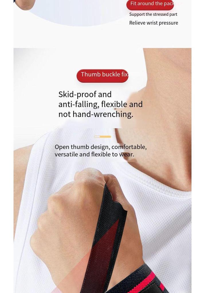 Cross-Border Fitness Wristband: Strap Protector for Cycling, Weightlifting, Pull-Ups, Shot Put, Compression Hand Wrap.