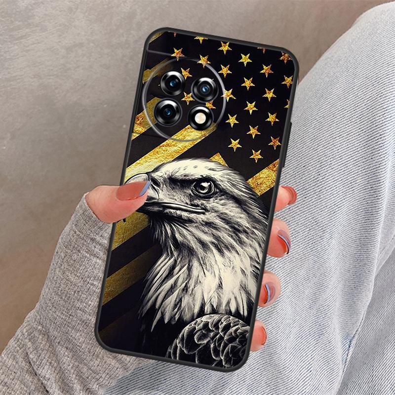 USA American Flag Cover For OnePlus 13R 13 12 12R 11 10 Pro 8T 10T OnePlus Nord 4 CE 2 3 Lite N10 N20 N30 Case