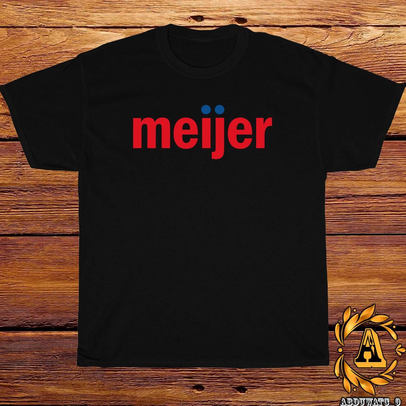 

Meijer Groceries Logo Shirt Black/Sport Grey/White/Navy/Red T-Shirt S-5XL 2XL