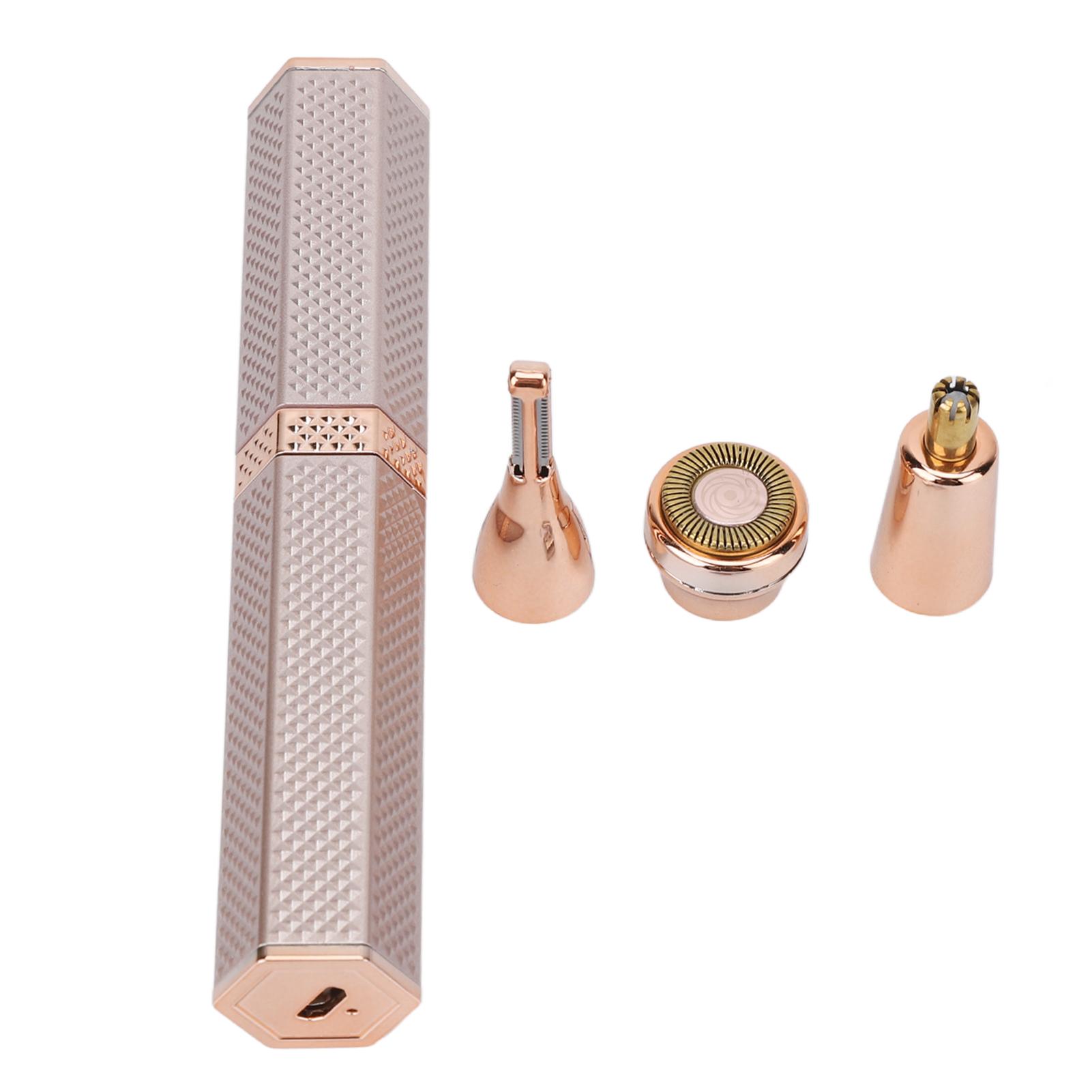 

Электрический триммер для бровей, водонепроницаемый, легкий, средство для удаления волос на теле 4 в 1 для женщин и мужчин