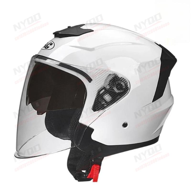 Motorcycle Helmet Windproof and Warm 3/4 Helmet Electric Off-road Motorcycle Outdoor Riding Equipment for All Seasons
