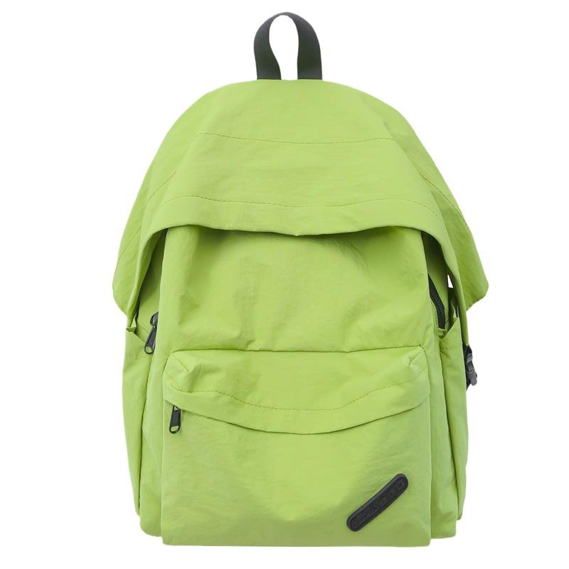 

Рюкзак для ученика средней школы, женский дорожный рюкзак большой вместимости, мужской рюкзак для улицы Small зелёный