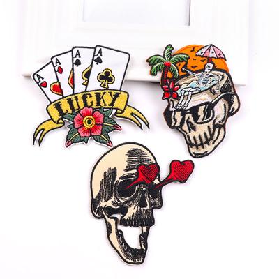 3 Pcs/pack Fusible Embroidery Patch Iron On Patches For Clothing Thermoadhesive Patches For Jackets Jeans Backpack Ironable Sewing Patch