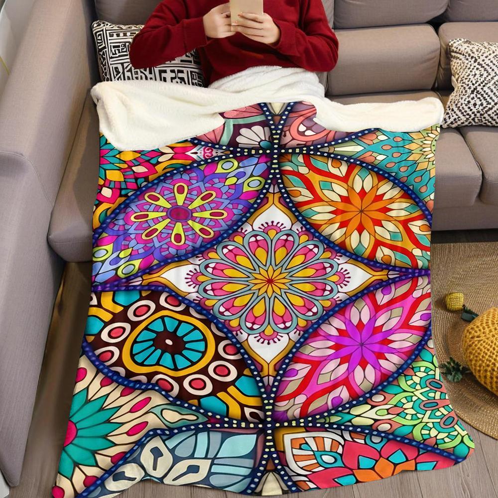 BohoBlend Flannel Blanket Warm Soft Halloween Christmas Couch Warm Cozy Decorative Decor Gift for All Season
