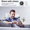 WiFi HD Smart Home Surveillance Camera with Real-time Remote Viewing for Indoor/Outdoor Security