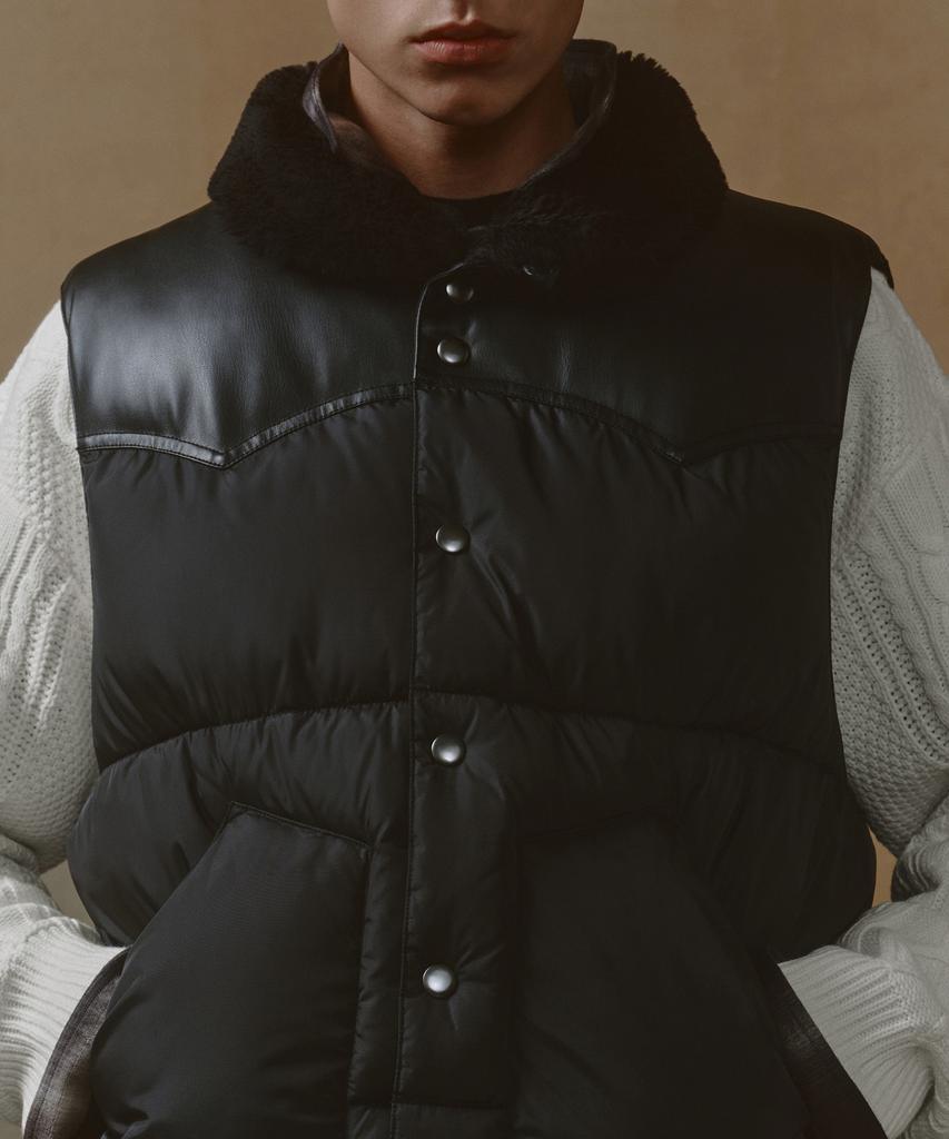 Musinsa Standard Western Padded Vest [Black]