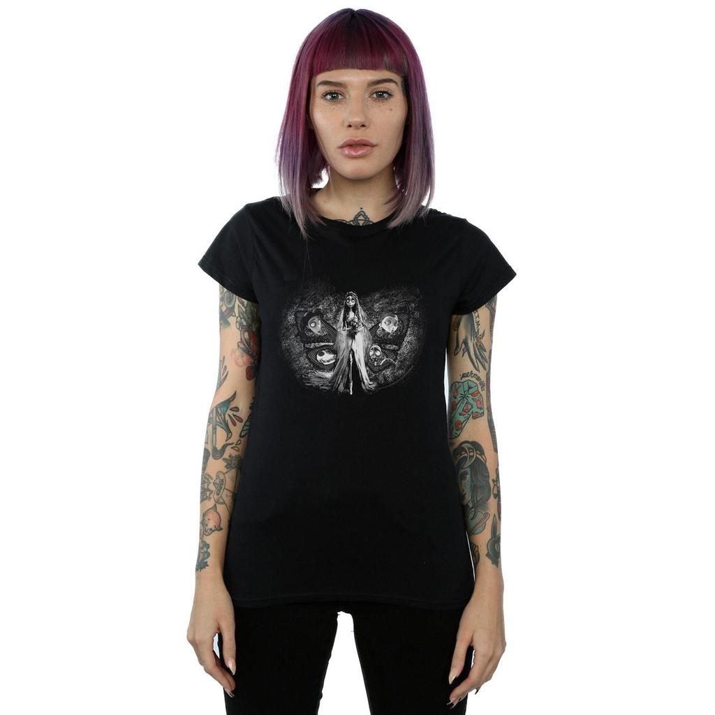Corpse Bride Womens/Ladies Love Triangle Cotton T-Shirt