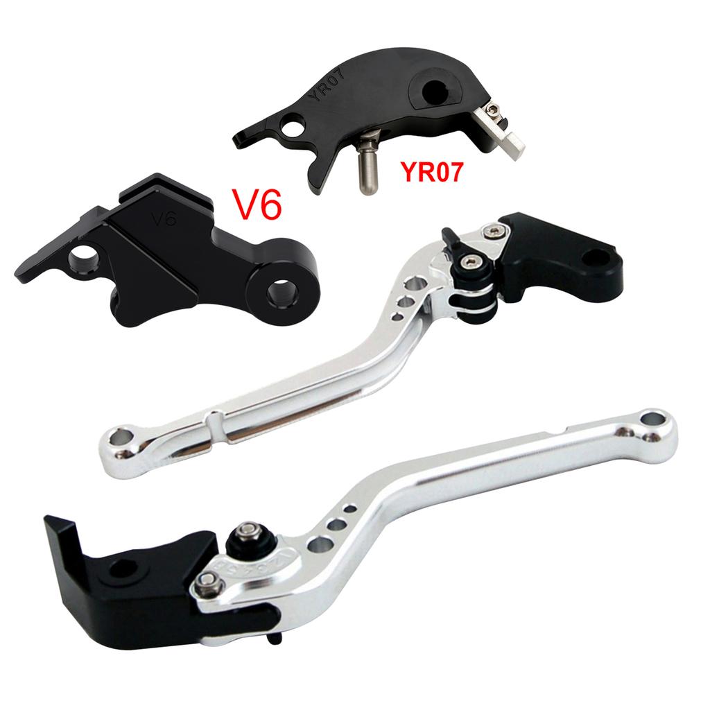 Long Clutch Brake Lever fit for YAMAHA XSR900 XSR900GP MT-09 MT-09SP 2024-2025 Silver