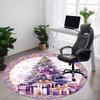 1pc Christmas Tree Carpet for Office Non-Slip, Round Carpet, Soft & Comfortable, Carpet for Office, Lightweight Round Floor Mat
