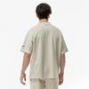 Training Wear Stretch Stripe Stretch 32MAD003 Unisex Silver Birch 3XL [Mizuno] T-Shirt