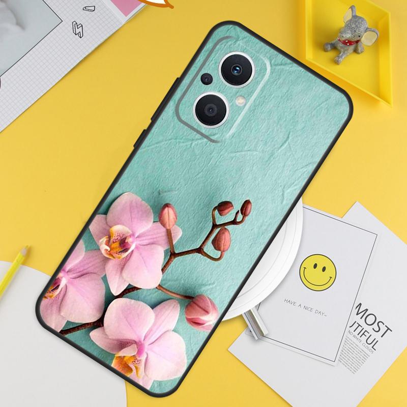 Orchid Flowers Colorful For OPPO Reno 13F 11F 12F 14F 10 11 12 13 14 Pro 8T 7 8 Lite OPPO Find X8 X6 X5 X9 Pro Case