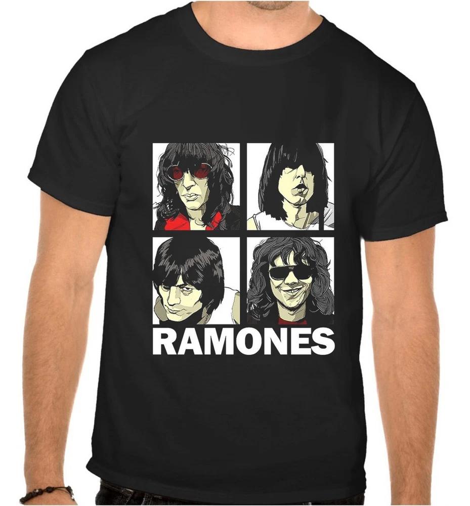Ramones Rock Music Logo Black Kids TShirt 1069 KidsHandmade S