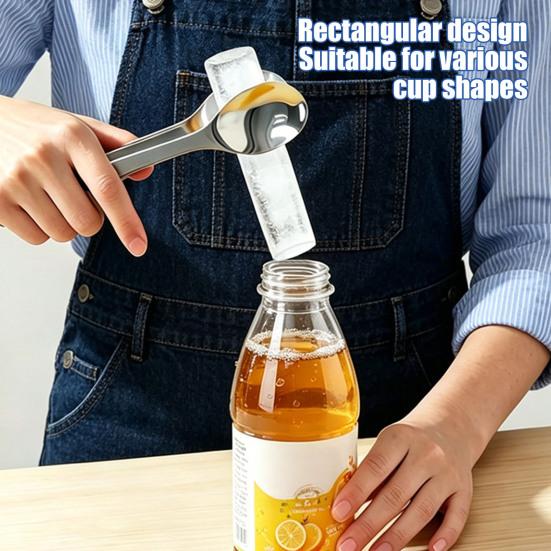 Vassoio per Cubetti di Ghiaccio Lungo, Stampo per Ghiaccio Cilindrico per Bottiglia d'Acqua, Vassoio Flessibile Senza BPA per Freezer per Caffè Cold Brew, Succhi, Whiskey