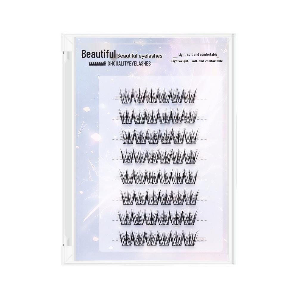 

Mei Xi Xi 5D Bird Feather Natural Look Self-Adhesive False Eyelashes With Glue (No Tools)