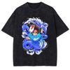 Kanroji Mitsuri Kawaii Graphic T-shirt Anime Demon Slayer Tshirt Men Women Washed T Shirts Harajuku Male Manga Cotton Tops