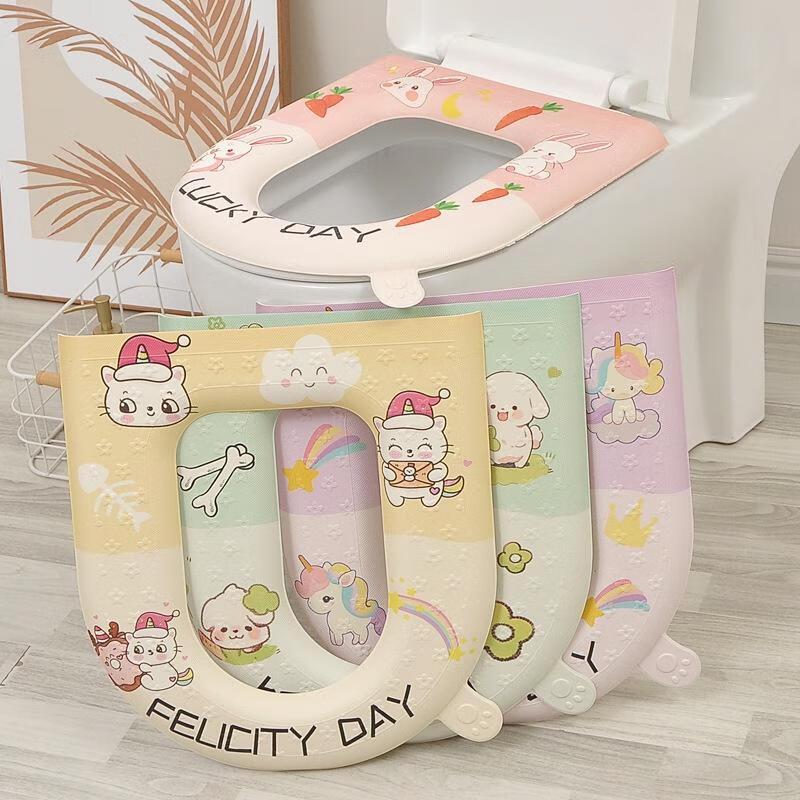 Printed Waterproof EVA Toilet Seat Cushion
