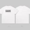 Classic Nostalgic Oasis Band Rock Cool Retro Men's Pure Cotton Personalized T-shirt Loose Casual Versatile Couple Style