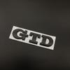3D Metal GTD Logo Car Stickers Decals Front Hood Grill Emblem Badge for GTD Go-lf 2 4 5 6 7 8 R MK4 MK5 MK6 MK7 MK3 MK2