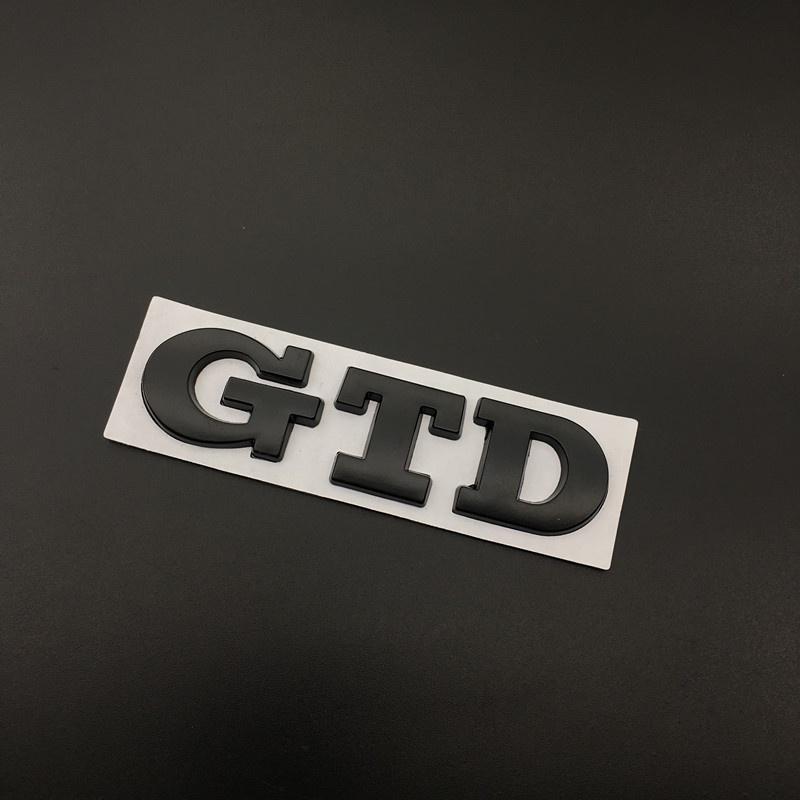 3D Metal GTD Logo Car Stickers Decals Front Hood Grill Emblem Badge for GTD Go-lf 2 4 5 6 7 8 R MK4 MK5 MK6 MK7 MK3 MK2