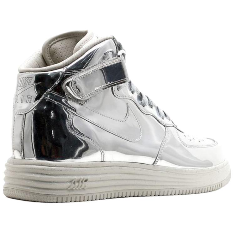 Nike Lunar Force 1 Slip Resistant Abrasion Resistant Slip Resistant Abrasion Resistant High Top Skateboard Shoes Men's 652849-092