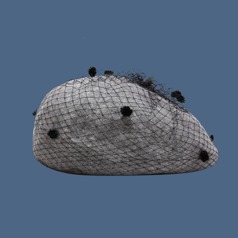 Autumn And Winter Mesh Beret For Women Outdoors Keep Warm British Retro Artist Hat Versatile Fashionable French Pumpkin Hat