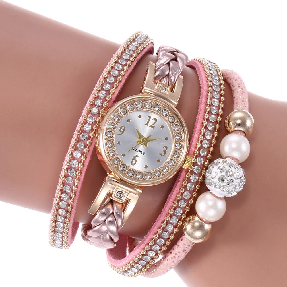 Eksplozja gorący pierścień bransoletka zegarek damski zegarek ze stopu diamentu cyfrowy zegarek damski ulubiony zegarek kwarcowy