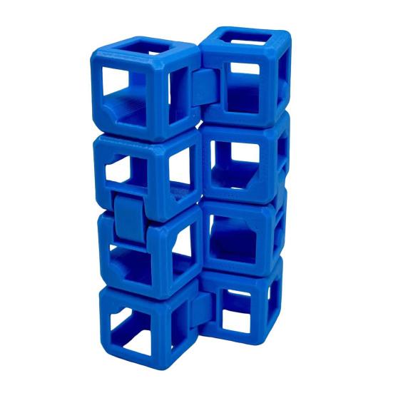 

Полый куб игрушка для снятия стресса и тревоги 3D печатный вращающийся куб портативный детский подростковый взрослый пластиковый куб сенсорная игрушка синий