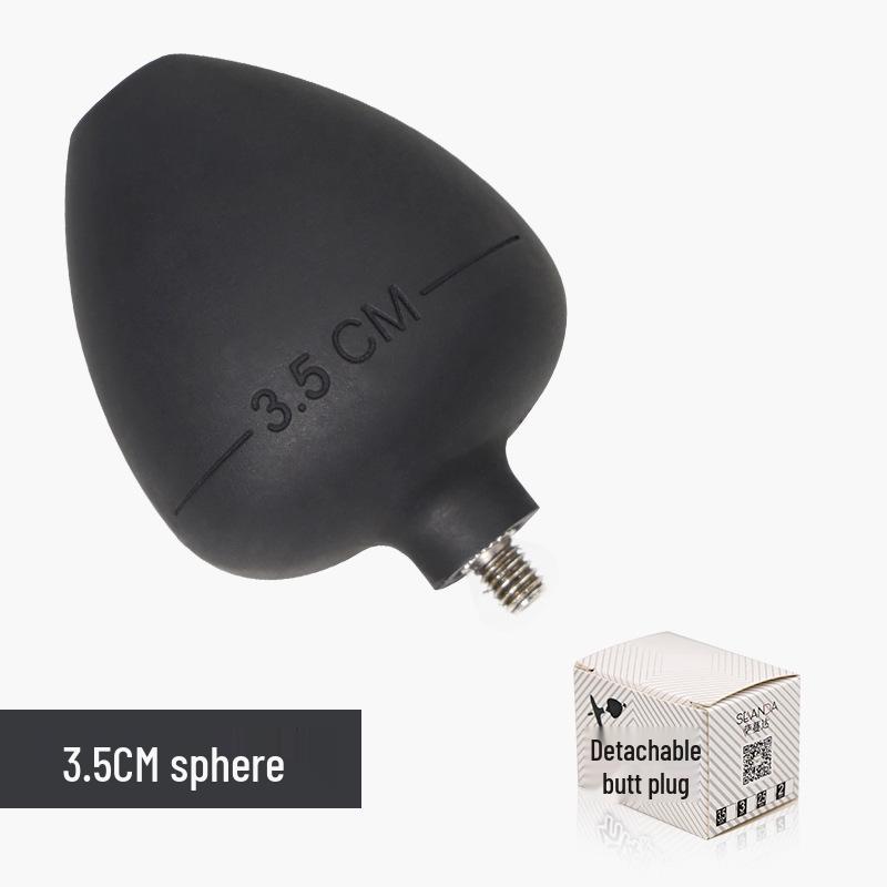 Samantha Silicone Detachable Split Butt Plug with Pull Beads for Adult Self-Stimulation and Shared Use