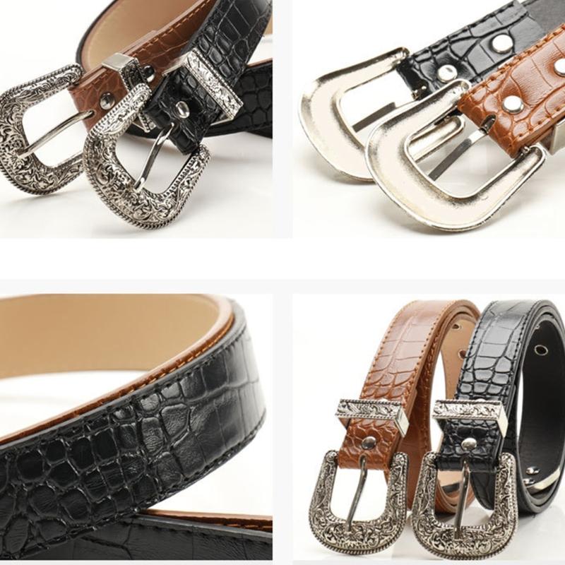 Timeless Women's Belt Stylish PU Leather Strap Adjustable Waistband For Dresses Jeans Casual Outfits