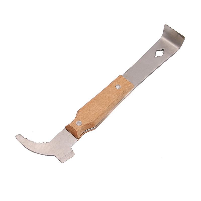 Bee Hive Hook Scraper Multifunctional Beekeeping Hive Tool Hive Scraper J Type Honey Scraper For Beekeeper Supplies Equipment