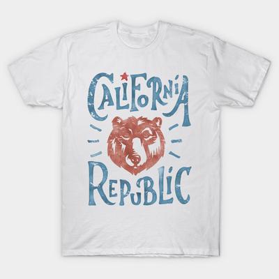 T-shirt Dames Californische Grizzlybeer Harajuku Print Kawaii T-shirt Zomer Korte Mouw Dames T-shirt Top Tee