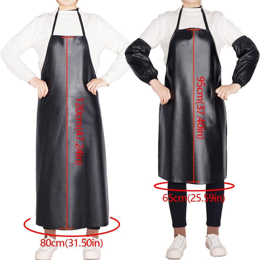 Thickened Welding Protective Apron 95/120cm Kitchen Apron Work Apron Welding Protective Gear