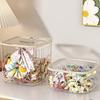 Storage Box with Press To Open Lid Design Anti-Dust Durable Plastic Large Capacity Organizer for Hair Accessories