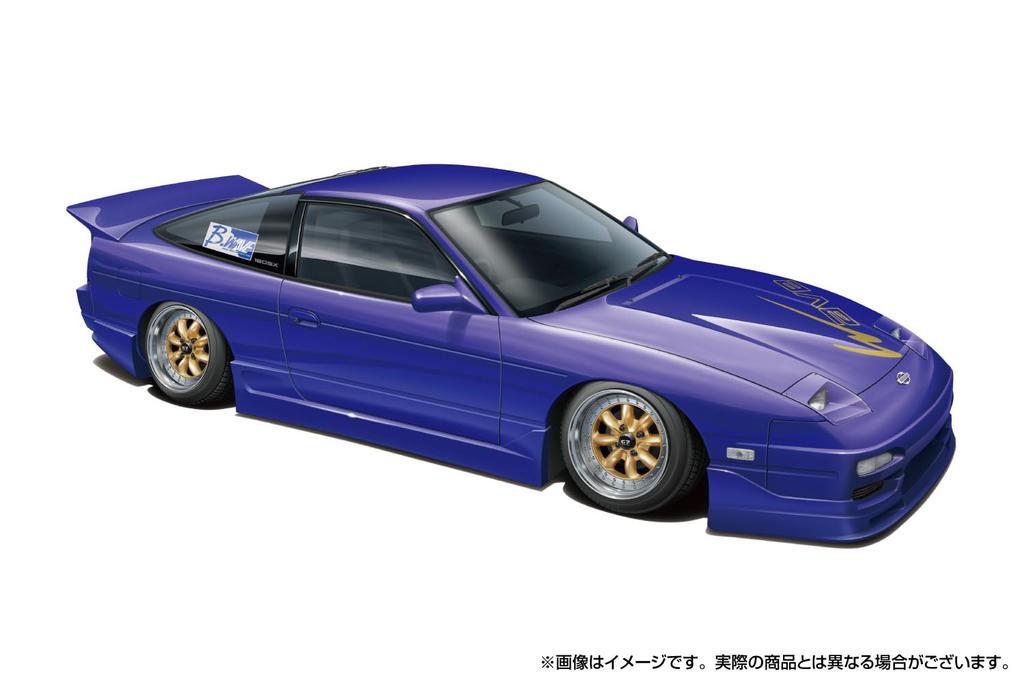 Aoshima Bunka Kyozai The Tuned Car 110 RPS13 180SX Plastic Model Kit Co., Ltd. (AOSHIMA) No. 1/24 B-WAVE '91 Ver.B (Nissan)