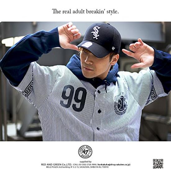 47BRAND Low Chicago White Sox Größe F [B-MVP06WBV-HM] Kappe, Kollaboration, Schwarz, MLB, Authentisch, (01) Schwarz,