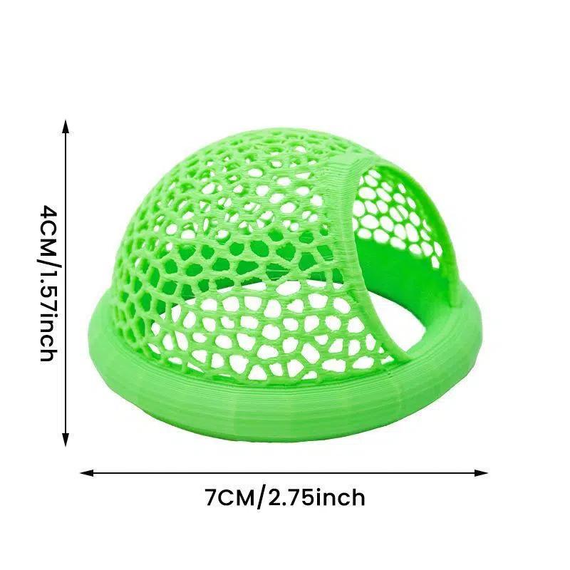 

1 шт. Укрытие для рыбок 3-в-1: гамак, кормушка и место для отдыха для петушков и мелких водных питомцев, плавающая пещера для аквариума A2