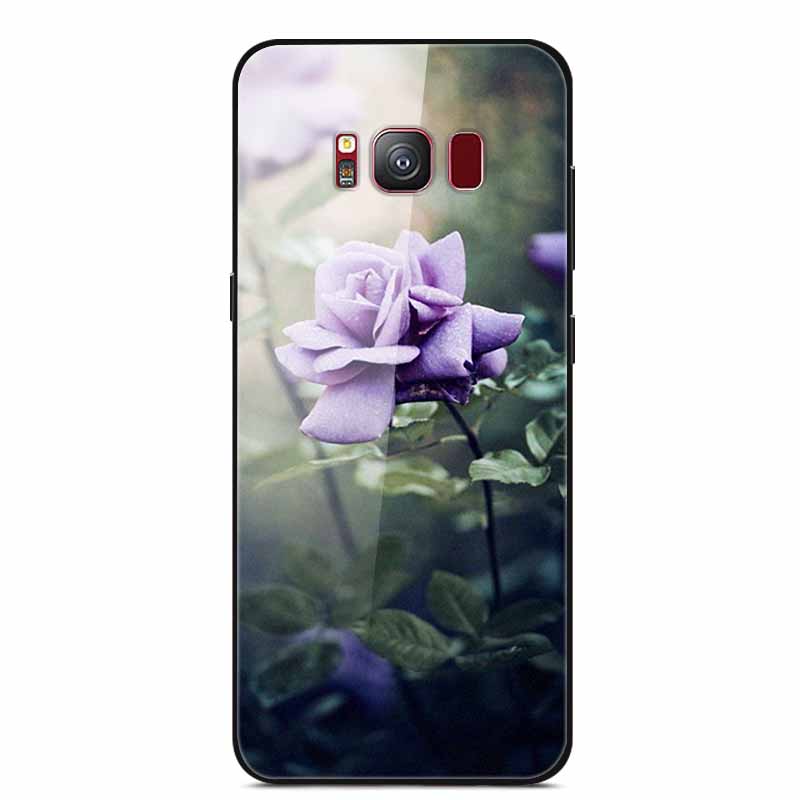 Glass Back Cover For Samsung S8 Plus Phone Case S8Plus Hard Tempered Glass Case For Samsung Galaxy S8 Plus Case S 8 Soft Edge
