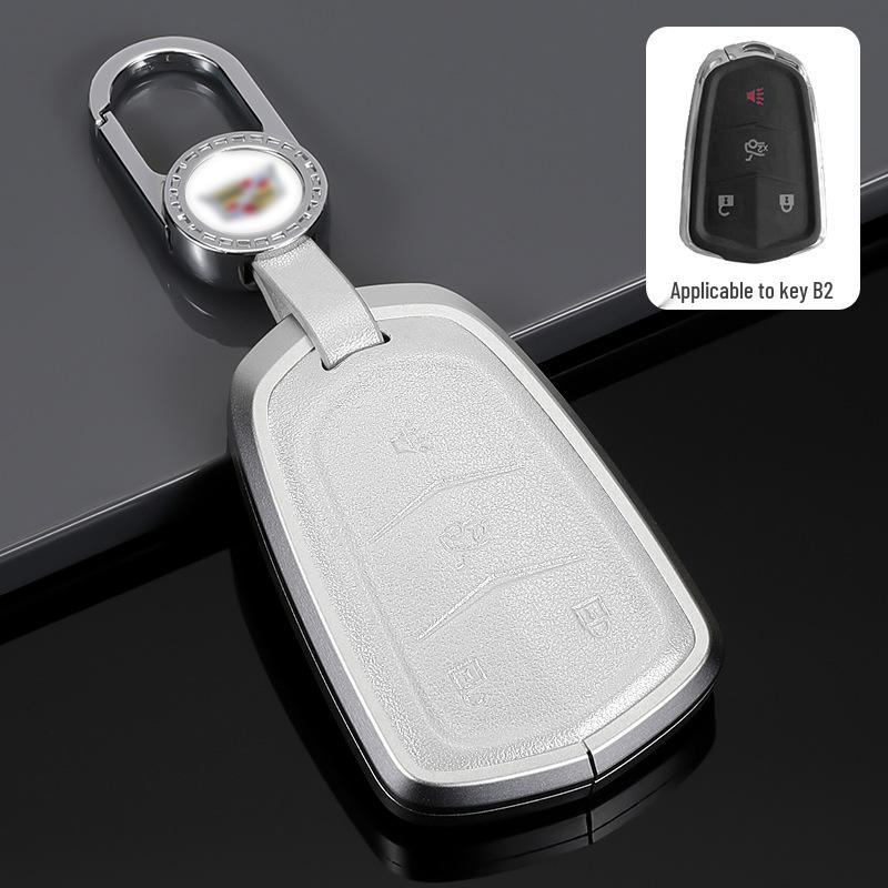 Cadillac Key Protective Shell: Fits XT4, XT5, XT6, CT4, CT5 - Original Car Key Cover with Buckle.