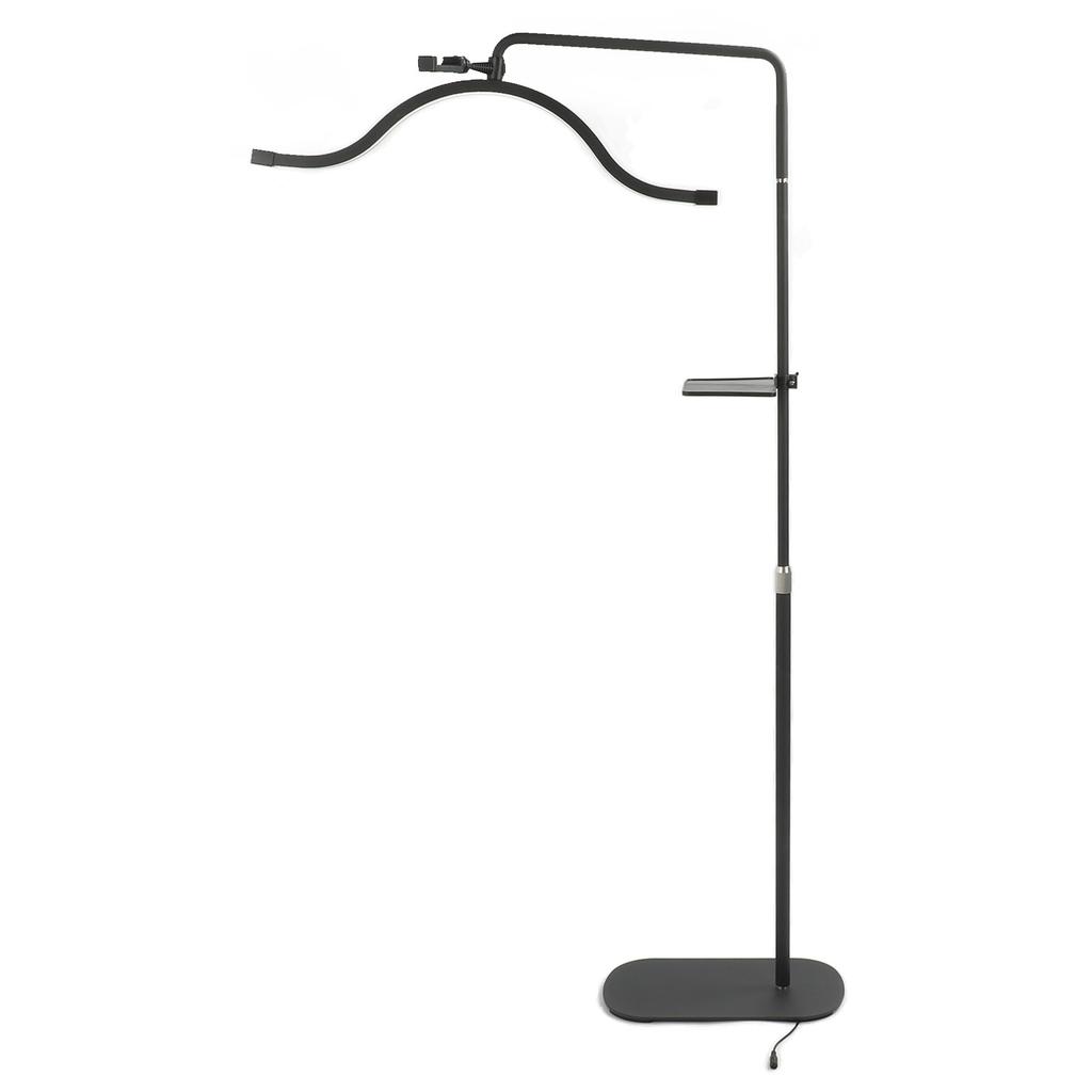 Half Moon Floor Light 45W 29 Inch 3200K To 5600K Adjustable Standing Lash Lamp with Phone Clip for Skincare Live
