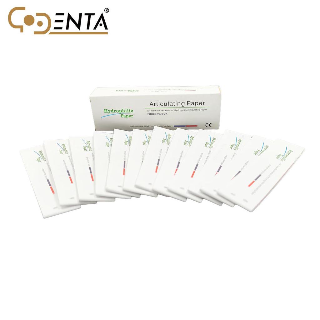 12-Piece Double-Sided Dental Articulating Paper Strips