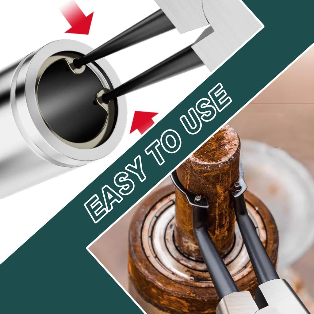 4Pcs Snap Ring Pliers Set Lock Ring Circlip Pliers for Snap Ring Removing Tool Installing Puller Locking Rings Shafts Hand Tool