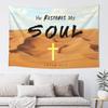 Christian Wall Art Wall Tapestry for Bedroom Aesthetic Christian Gifts for Women Faith Christian Decor Bible Verse Wall Art